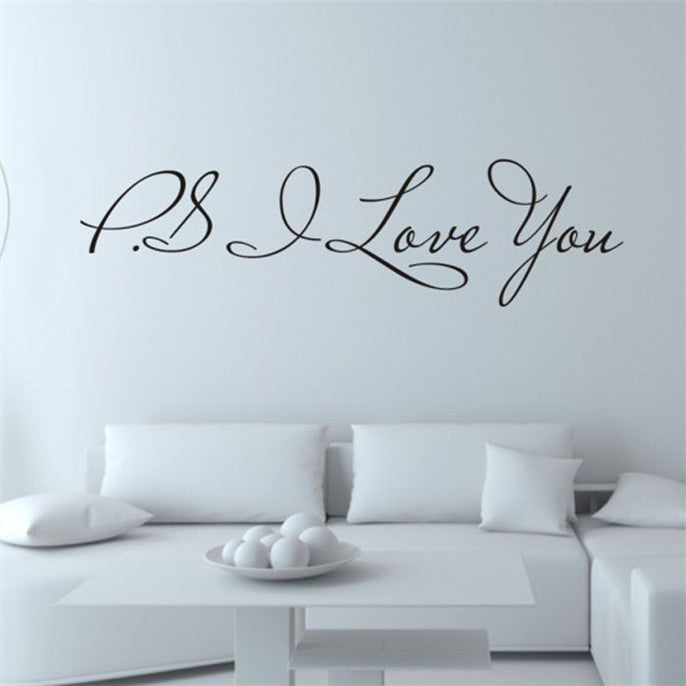 Fashion I Love You Removable Art Vinyl Mural Home Room Decor Wall Stickers