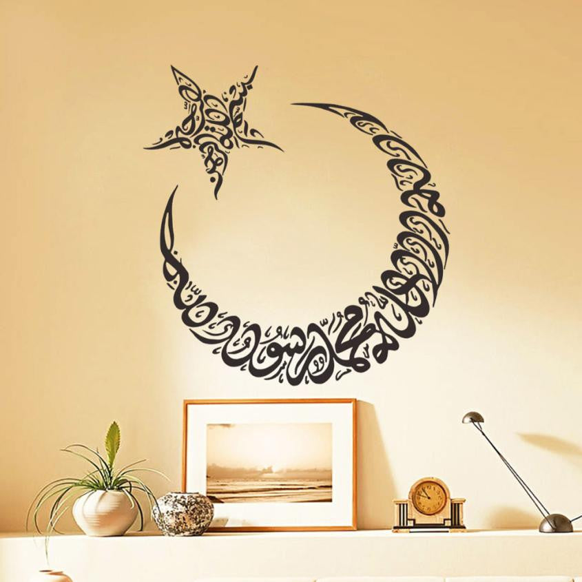 Hot Sale wall stickers Home Star Moon Decoration Vinyl Wall Sticker home decor XT