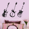 Guitar Removable Decal Art Vinyl Mural Home Room Decor Wall Stickers