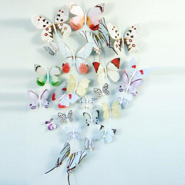 HOT! HOT! 3d butterfly wall decor stickers...
