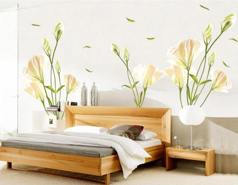Super Deal Lily DIY Removable Wall Stickers