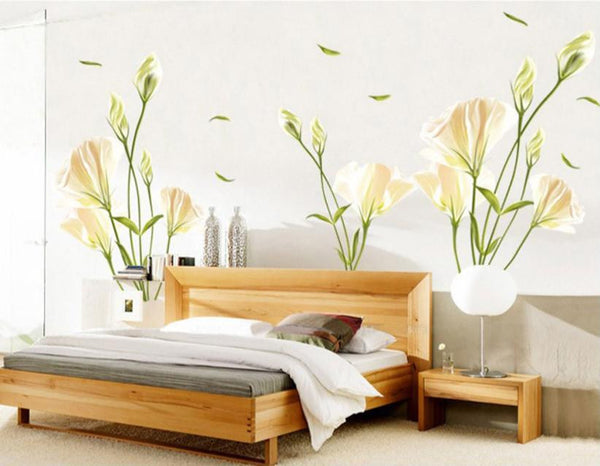 Super Deal Lily DIY Removable Wall Stickers Art Stickers