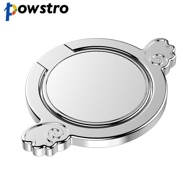 Powstro Finger Ring Holder&Stand 360 Rotation and 180 Flip Universal Finger Ring Phone Holder For iPhone For Samsung